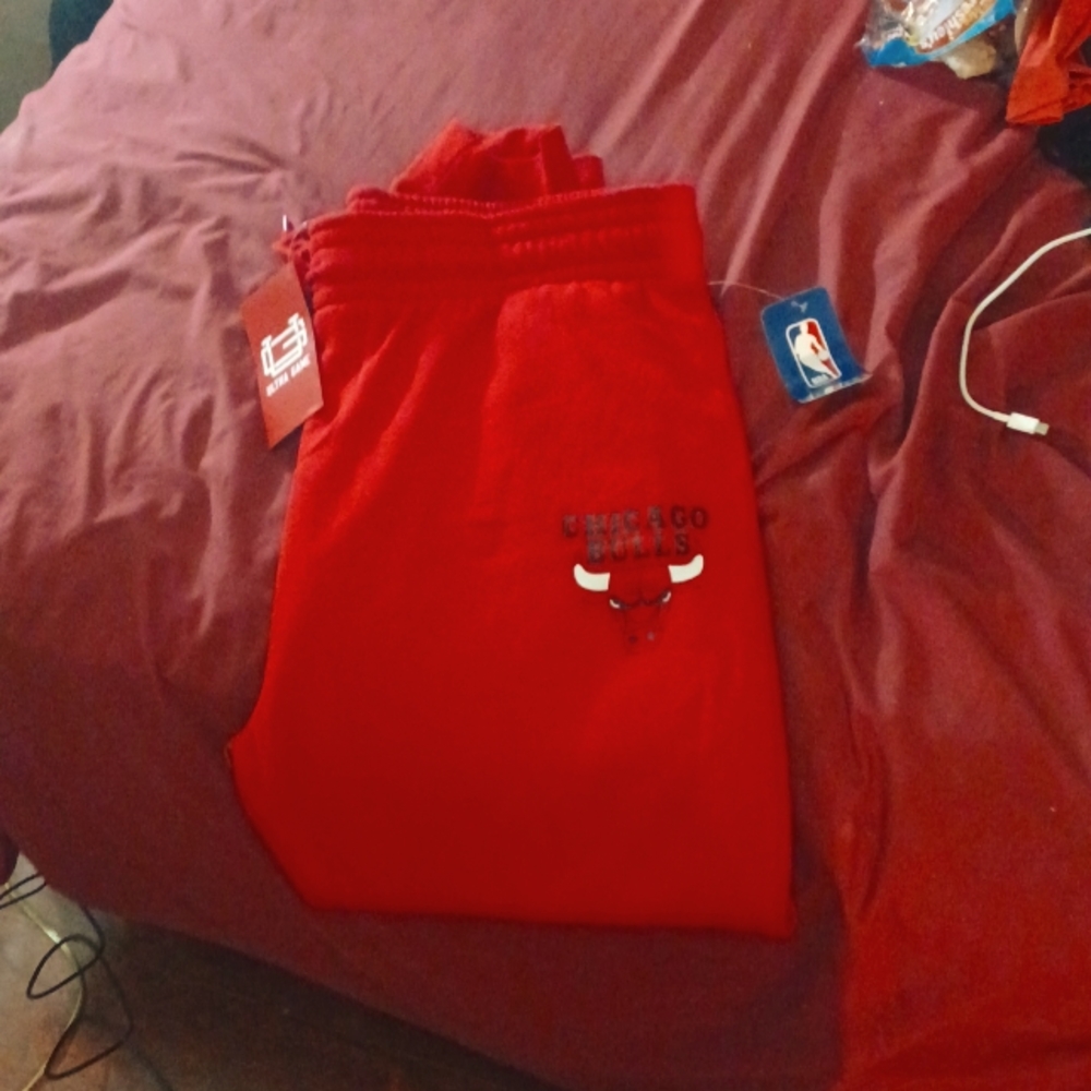 Chicago Bulls Red Joggers